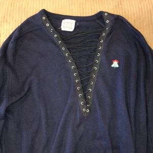 navy LF sweater